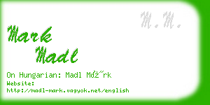 mark madl business card